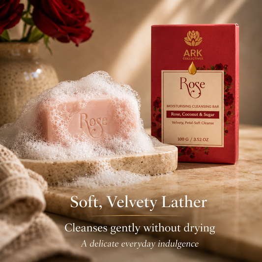 Rose cleansing bar