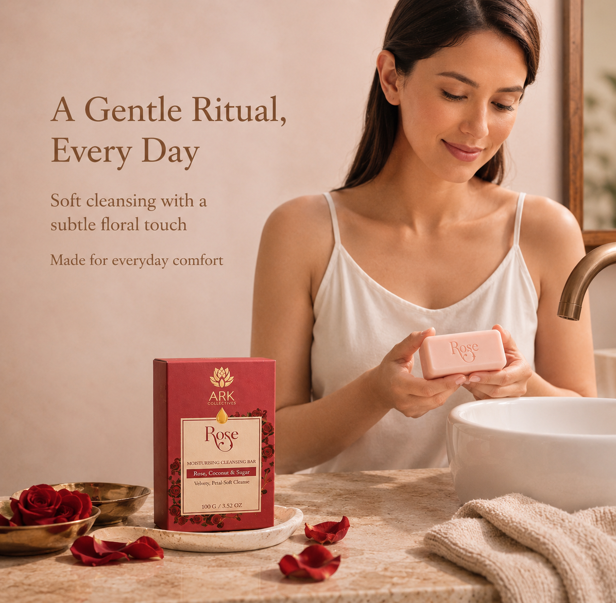 Rose cleansing bar