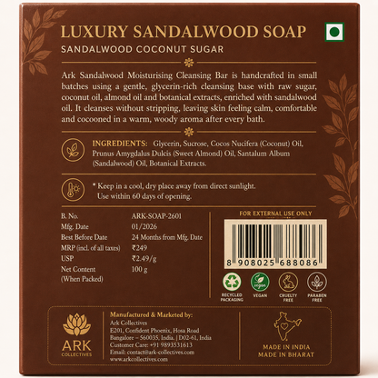 Sandalwood cleansing bar