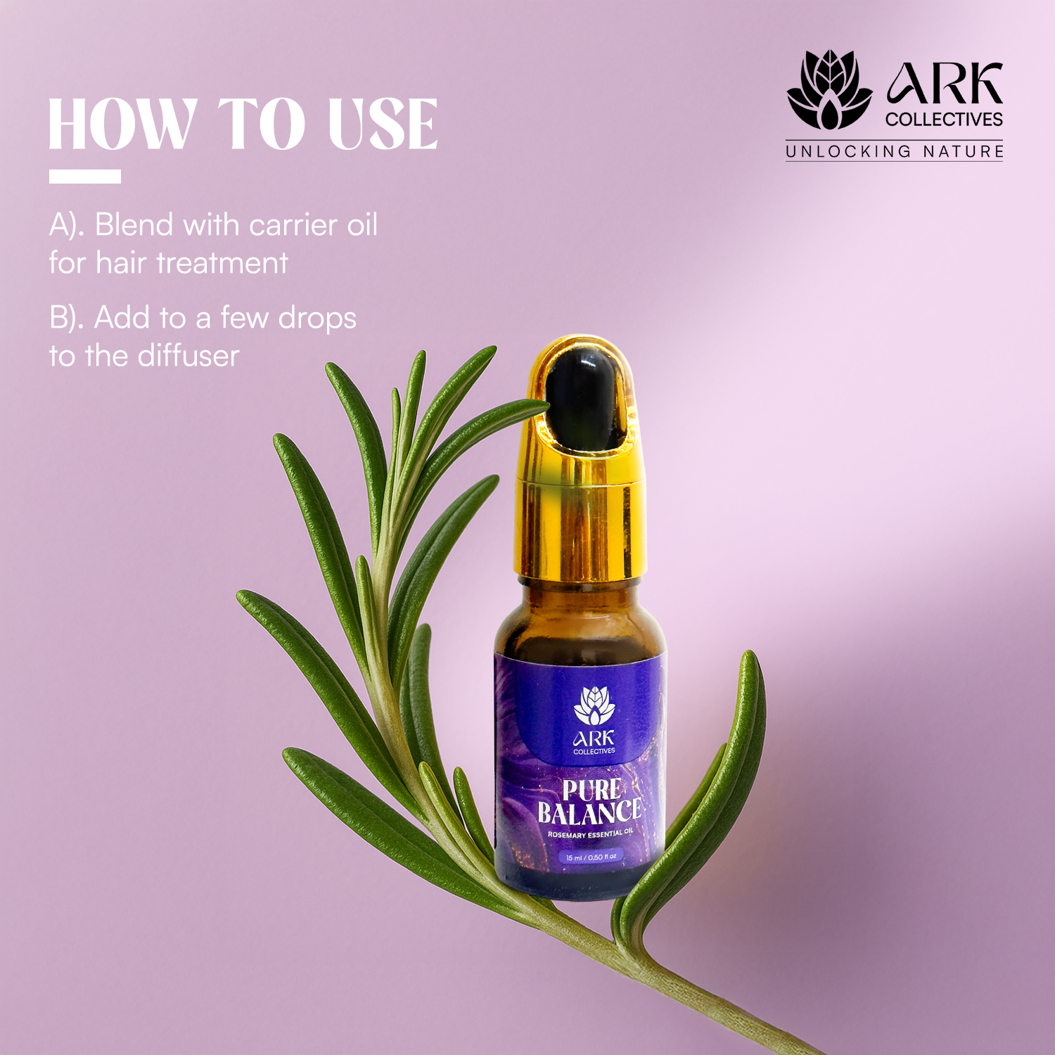 Pure Balance-Rosemary Essential Oil - Image 4