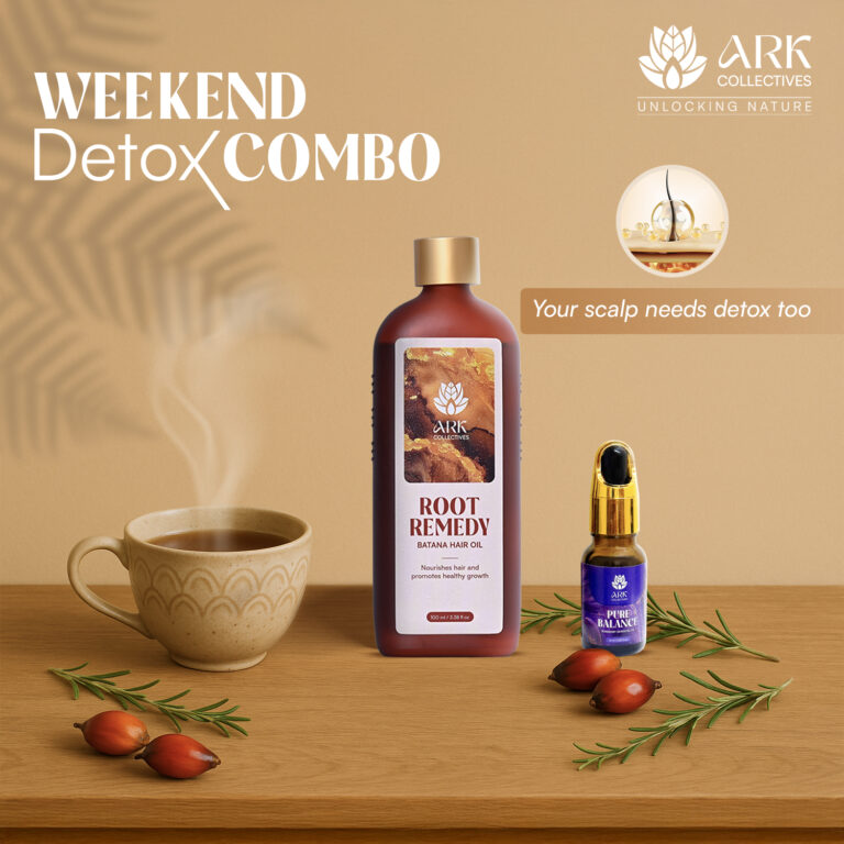 Root remedy bottle and Rosemary bottle with green tea for weekend detox